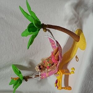 Barbie Year 1990 Hawaiian Fun Hammock Hideaway Playset #5702